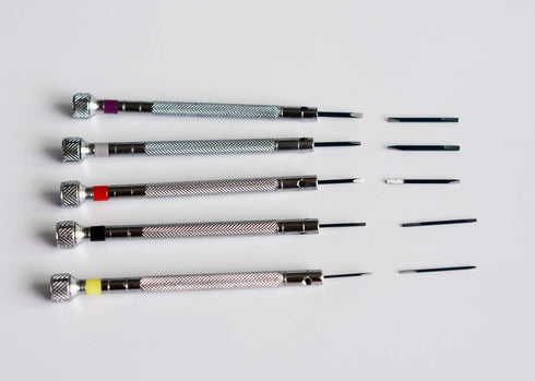 Screwdriver Set - 5 PCS Screwdrivers with 5 Extra Replace Blades for Watch Repair,Jewelry Work,Electronics Repair...