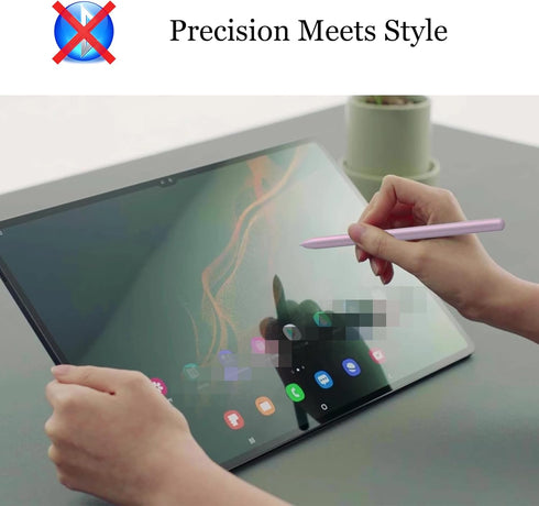 2 Pack Tab S9 FE Stylus Pen for Samsung Galaxy Tab S9 FE Pen/ S9 FE+ / S9 FE Plus/ S9 /S9+ S Pen All Versions Stylus Pen,WithoutBluetooth (Purple)...