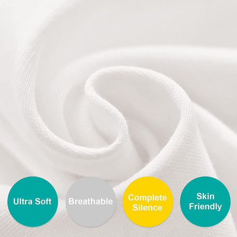 100% Cotton Bassinet Sheets Fit for 4moms MamaRoo Sleep Bassinet, 2 Pack, Ultra Soft Bassinet Sheet for Baby, White...