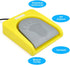iKKEGOL USB Single Foot Switch Control One Key Customized Computer Keyboard Action Pedal HID Yellow...