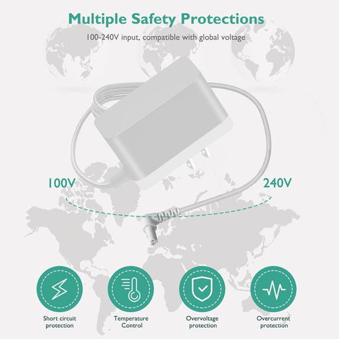 Charger Compatible with Black and Decker HHVJ315JD10 / HHVJ315JMF71 / HHVK320J61 / HHVK320J10 / HHVK320JZ01 Dustbuster Smartech Handheld Vacuum 90...