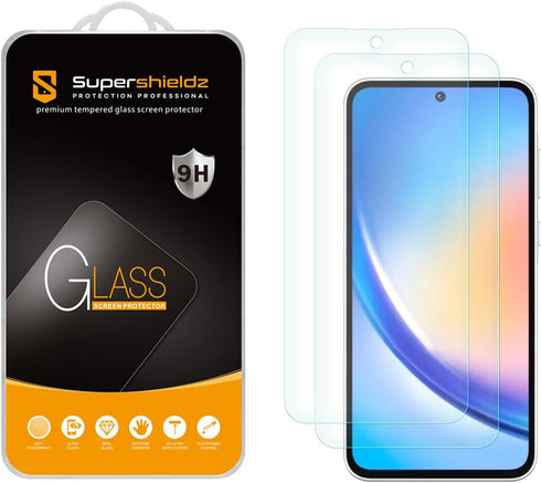 Supershieldz (2 Pack) Designed for Samsung Galaxy A35 5G Tempered Glass Screen Protector, Anti Scratch, Bubble Free......