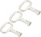 PATIKIL Key Shape Socket Spanner Key, 3 Pack Electrical Cabinet Gas Water Meter Switch Key for 0.45"x0.2" Key Shape Panel Lock, Silver...
