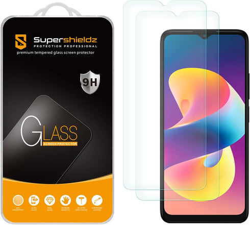 Supershieldz (2 Pack) Designed for TCL 50 LE Tempered Glass Screen Protector, Anti Scratch, Bubble Free...