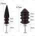 AUEAR, 2 Pack Leather Burnished Bits for Rotary Burnisher Tools PU Burnishing Tips Clean Edges of DIY Crafts Projects...
