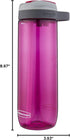Rubbermaid Leak-Proof Sip Water Bottle, 24 oz, Tart Pink...