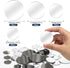 250 Pieces Small Circle Craft Mirror, Mini Round Glass Crafts Mosaic Mirror Tiles for Crafts and DIY Projects Supplies Home Decoration, 0.75 Inch,...