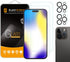 Supershieldz (2 Pack) Designed for iPhone 15 Pro Max (6.7 inch) + Camera Lens Tempered Glass Screen Protector, Anti Scratch, Bubble Free...