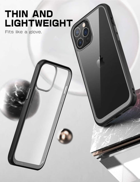 SupCase Unicorn Beetle Style Series Case Designed for iPhone 12 Pro Max (2020 Release) 6.7 Inch, Premium Hybrid Protective Clear Case (Black)...