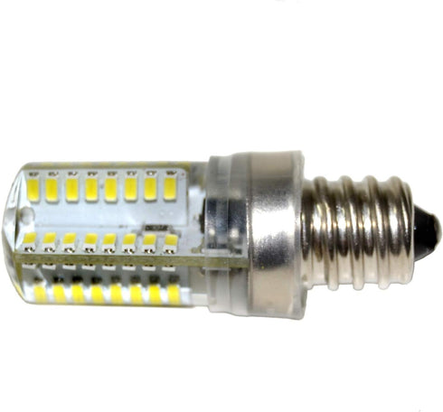 HQRP E12 Candelabra Base LED Bulb Cool White AC 110V compatible with LG 6913EL3001A / 6913EL3001E / 6913EL3002A Dryer Light Bulb Replacement...