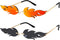Fire Flame Sunglasses Rimless Flame Shaped Sun Glasses Wave Fire Shaped Glasses for Women Men Party Supplies Photo Props (2 Pairs, Red, Black and ...