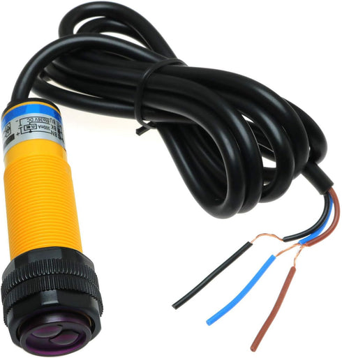 E-outstanding DC 6-36V 3 Wire NPN NO IR Photoelectric Sensor Switch 30cm Adjustable E3F-DS30C4...