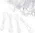 100PCS Tasting Spoons Ice Cream Dessert Taster Spoons Plastic Mini Spoons Disposable Dessert Spoons for Miniature Dessert Cups, Sampling, Small Ca...