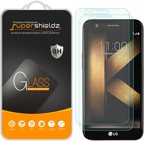 Supershieldz (2 Pack) Designed for LG K20 V (K20V) (Verizon) Tempered Glass Screen Protector, Anti Scratch, Bubble Free...