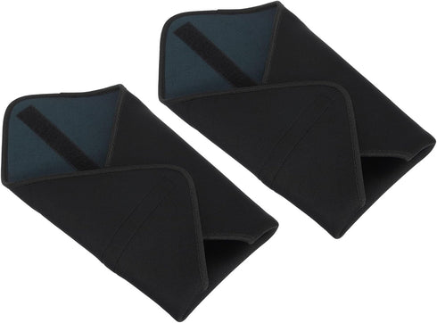 PATIKIL Camera Protective Wrap, 10"x10" Lens Wrap Cloth with Thick Protective Neoprene, Lens Pouch Bag with Hook and Loop for Lens,SLR, Black Grey...