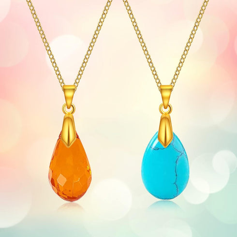 Aylifu 60 Pieces Golden Pinch Necklace Clasps Bails Brass Clip Buckle Bead Pendant Connectors Pinch Dangle Findings for DIY Jewelry Making Craft S...