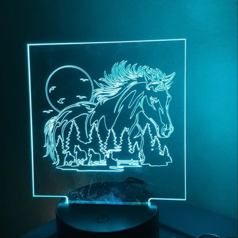 Animal Wood Burning Stencils for Painting 12” Deer Stencils Horse Stencil Bear Wolf Moose Drawing Templates for T-Shirt Fabric Wood DIY Crafts...