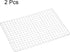 2pcs Square BBQ Grill Net 7.9"x11.8" Galvanized Iron Barbecue Mesh Mat for Baking Smoking Charcoal Grilling Roasting...