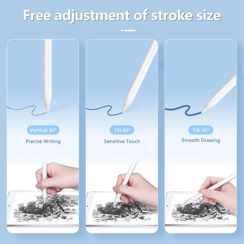 Storage Box with Lid and 5 Pack Pencil Tips for Apple Pencil 1st Generation and Apple Pencil 2nd Generation,Pen Protective Carrying Case for Apple...