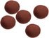PATIKIL Wool Felt Balls Beads Wool Felting Pom 3cm 30mm Brown for Home Crafts Handcrafts Project DIY Pack of 5...