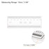 Film Flexible Ruler 10cm 0.1mm Scale with R Angle PET Plastic Folding Straight Ruler Calibration Soft Ruler Measuring Tool for Factory, Transparen...