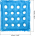 PATIKIL Inflatable Seat Cushion, 2 Pack Portable Air Seat Chair Cushions Breathable PVC Square Seat Pad for Home Wheelchairs Office Chairs, Blue...