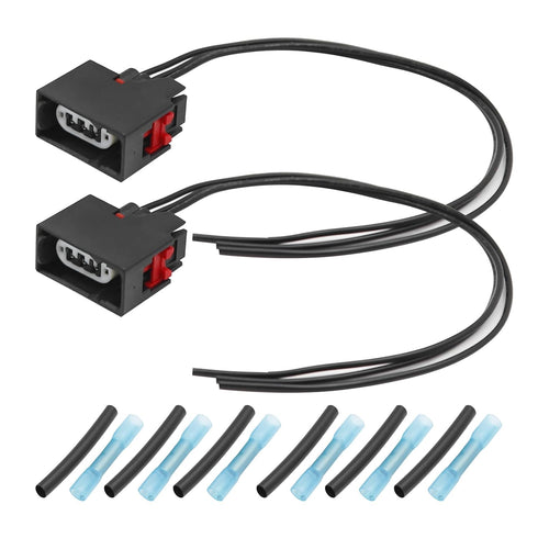 2PCS Front Turn Signal Light Connector Plug Harness 68065016AB Replacement for Jeep Wrangler JK 2007-2018...