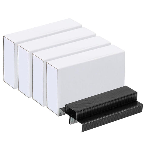 PATIKIL Staples for Stapler, 4 Pack(1000Pcs Staples Per Pack) 26/6 Standard 1/4 Inch Length Staples Jam Free for Home Office Supplies, Black...