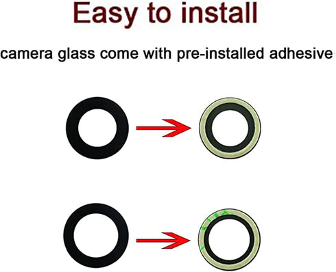 2pcs/Set Sapphire Rear Back Camera Glass Lens Replacement for iPhone 13 & iPhone 13 Mini with Preinstalled Adhesive +Repair Toolkit......