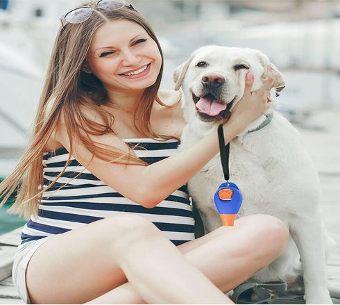 Dog Training Clicker with Whistle and Wrist Strap - Positive Behavior Reinforcer for Pets - All Ages, Puppy and Adult Dogs - Use to Reward and Tra...