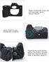 Digital Camera Case for Sony A7 IV,Anti-Scratch Soft Silicone Protective Camera Case Camera Skin Case Cover (Black)...