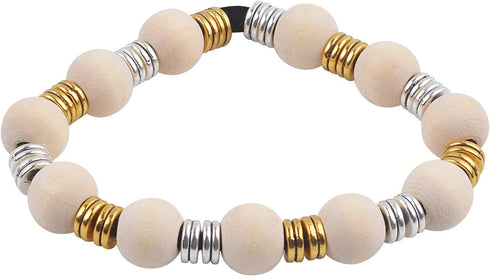 Metal Spacer Beads,200pcs Flat Round Disc Rondelle Spacer Beads Metal Rondelle Beads Spacers for Jewelry Making(6mm) - Silver and Golden...