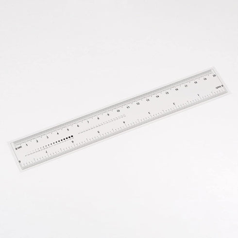 Film Flexible Ruler 8 Inch 0.5mm Scale PET Plastic Folding Straight Ruler Calibration Soft Ruler Measuring Tool for Factory, Transparent...