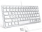 OMOTON Wired Keyboard for Mac with Dual Interface, Comfortable Typing Angle & Stable Connection, Compatible with MacBook, iMac, Mac Mini, PC-White...
