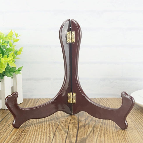 Artliving 7 inch wood-like Easels Plate Stand Holder Display Stands -Set of 4...