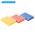PATIKIL Tube Rack, 3Pcs 96 Positions Test Tube Rack with Cover for 0.2ml, 0.5ml, 1.5ml, 2ml Centrifuge Tube, Yellow,Orange,Blue...