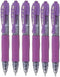 Pilot G2 Pixie Purple/Violet Pilot G2 Pixie Rollerball Pen 0.7mm Nib Tip 0.39mm Line Width Mini Gel Ink Retractable 207 (Pack of 6)...