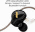 KZ EDX 1DD inears Earphone HiFi IEM Headphones, Wired in-Ear KZ Earbuds with New Upgraded 10mm Dynamic Driver, Removable Tangle-Free Cable for Gam...