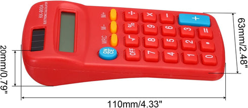 PATIKIL Basic Calculator, 8 Digit LCD Display Calculator 4 Function Small Desktop Calculator Battery Powered Handheld Calculator for Home Office, ...