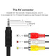 3.5 mm to RCA AV Camcorder Video Cable,3.5mm 18 TRRS Male to 3 RCA Male Plug Adapter Cord for TV,Smartphones,MP3, Tablets,Speakers,Home Theater - ...