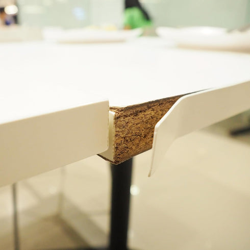 U-Shape Edge Banding 1-1/4" x 9.8ft (32mm x 3000mm) Self Adhesive TPE Flexible Veneer Edging Edge Protector for Furniture Cabinet Table Repair, Gr...