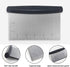 Plastic Bread Scraper Dough Cutter with Measuring Scale Multipurpose Bench Scraper Kitchen Tool Pastry Scraper for Cake Baking Food Pizza Stainles...