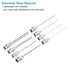 PATIKIL 10/12/14/16/18/20/22/24Ga x 1.5 Inch Stainless Steel Dispensing Needle Tips, 8Pcs Metal Glue Needle Tube Blunt Tips Luer Lock for Thick Gl...