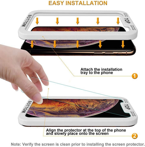 Supershieldz (2 Pack) Designed for Apple iPhone 11 Pro, iPhone XS and iPhone X (5.8 inch) (Privacy) Anti Spy Tempered Glass Screen Protector with ...