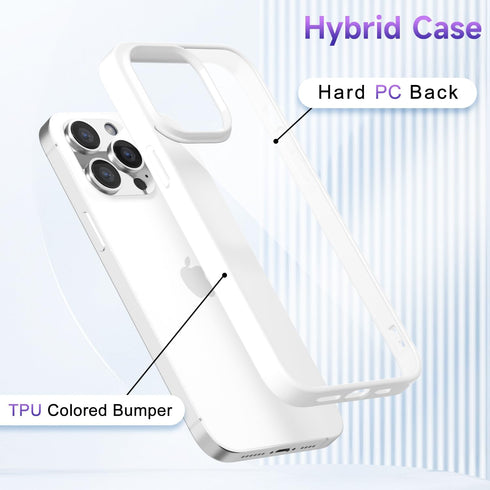 oakxco Thin Slim Clear case for iPhone 15 Pro Max, Transparent Hybrid Hard Shell Plastic & Soft Silicone Rubber Bumper, Non-Yellow Acrylic Protect...