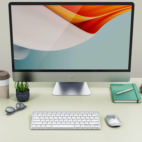 Bluetooth Keyboard and Mouse for Mac, OMOTON Ultra-Slim Keyboard and Mouse Combo, Wireless Keyboard and Mouse for MacOS, MacBook Pro/Air, iMac, Ma...