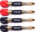 CNCESS CESS-061 Spade Fork Binding Post to Banana Plugs Amp Speaker Adapter, 4 Pack...
