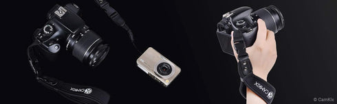 Wrist Straps for DSLR and Compact Cameras - 2 Pack - Extra Strong and Durable - Comfortable Neoprene Bracelet - Adjustable Fit - Quick Release Cli...