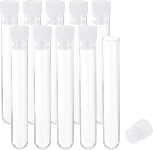 PATIKIL 3" Length Plastic Sewing Needle Storage Holder, 10 Pack Portable Embroidery Needle Pin Toothpick Storage Tubes Cases Box for Craft Knittin...