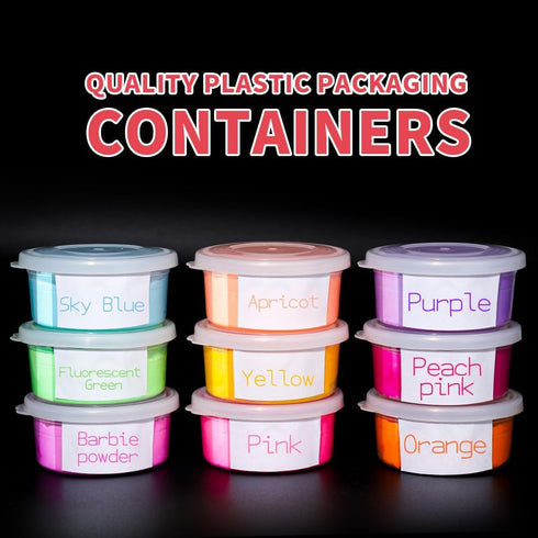 LEOBRO Packaging Containers of Plastic, 14 Pack Clear Plastic Storage Boxes, Good Sealability Storage Containers for DIY Art Craft, Jewelry, Bead ...